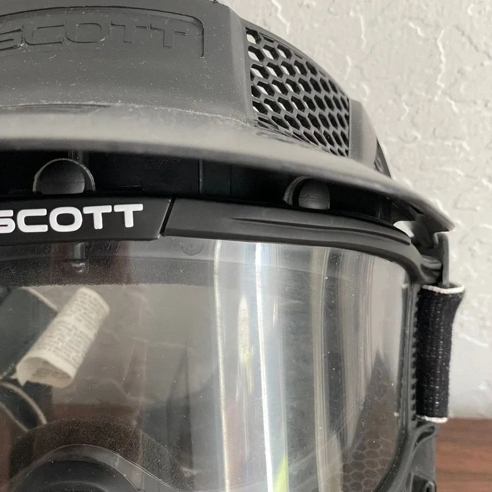 SCOTT Paintball Mask Black Full Face Protection with Visor made in‎ USA AirSoft